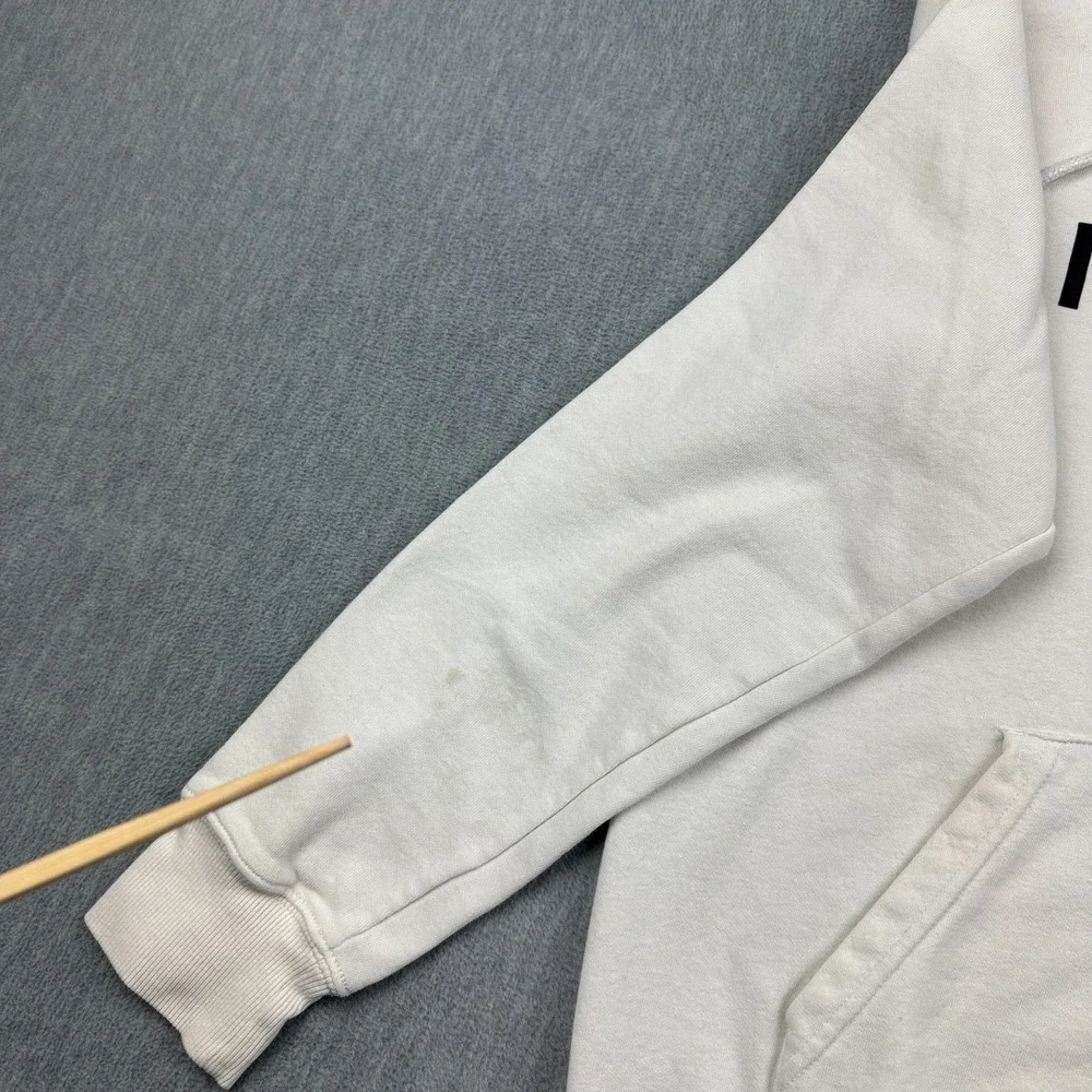 The North Face Sweater Mens Small White Half Dome Pullover Hoodie Graphic Logo‎